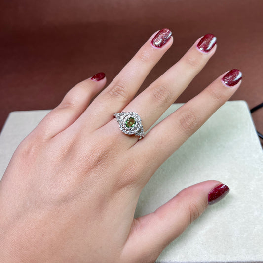 Tsavorite Kenyan Garnet - 925 Sterling Silver - RING