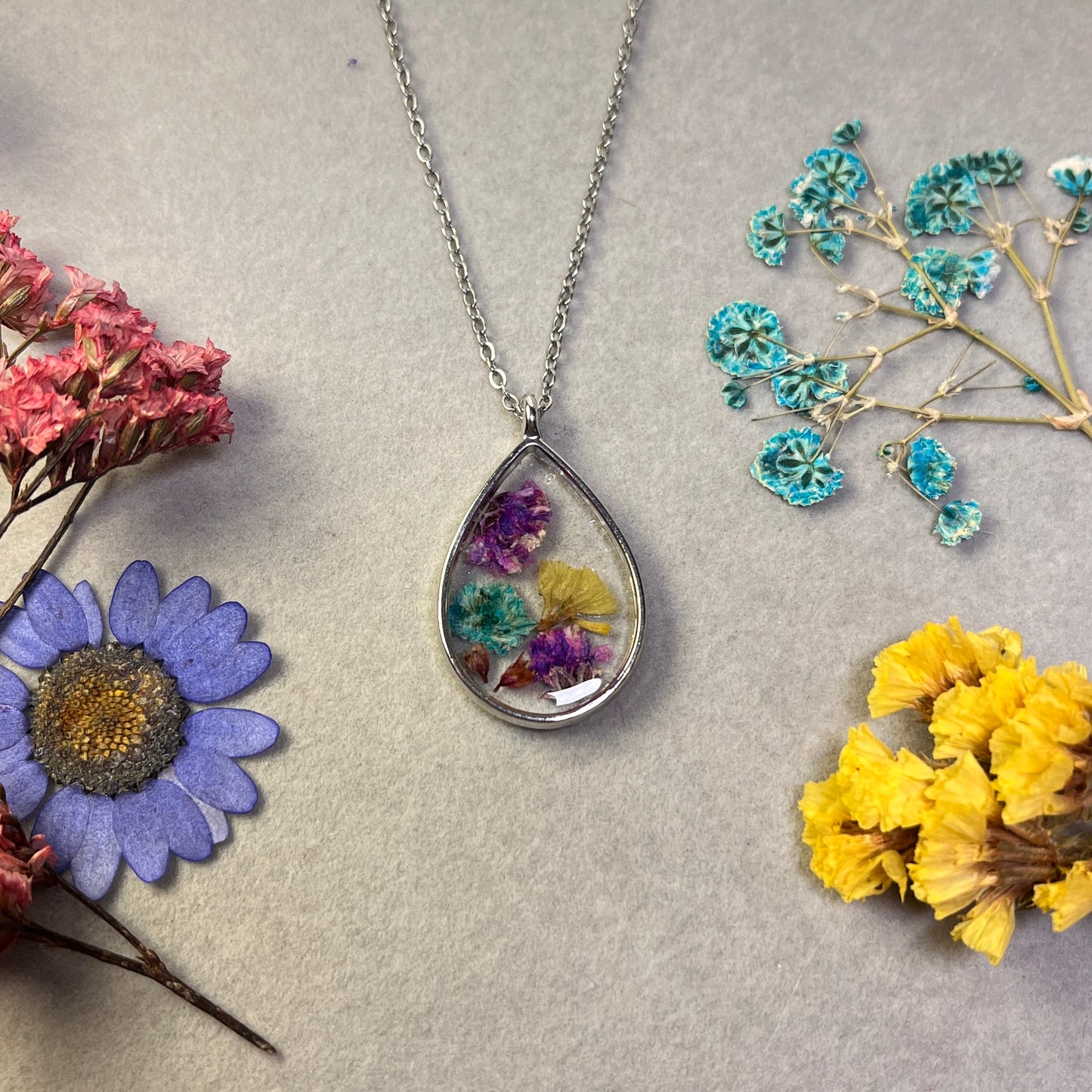 Wild Flower Whimsy - Resin - Pendant - Collection