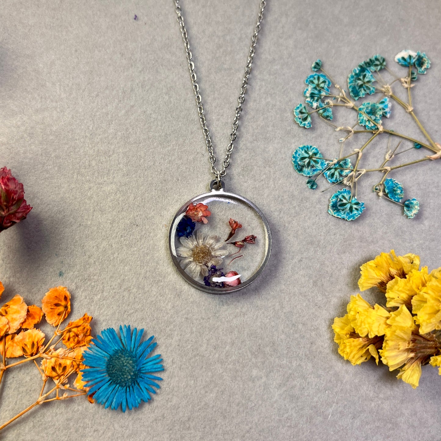 Wild Flower Whimsy - Resin - Pendant - Collection