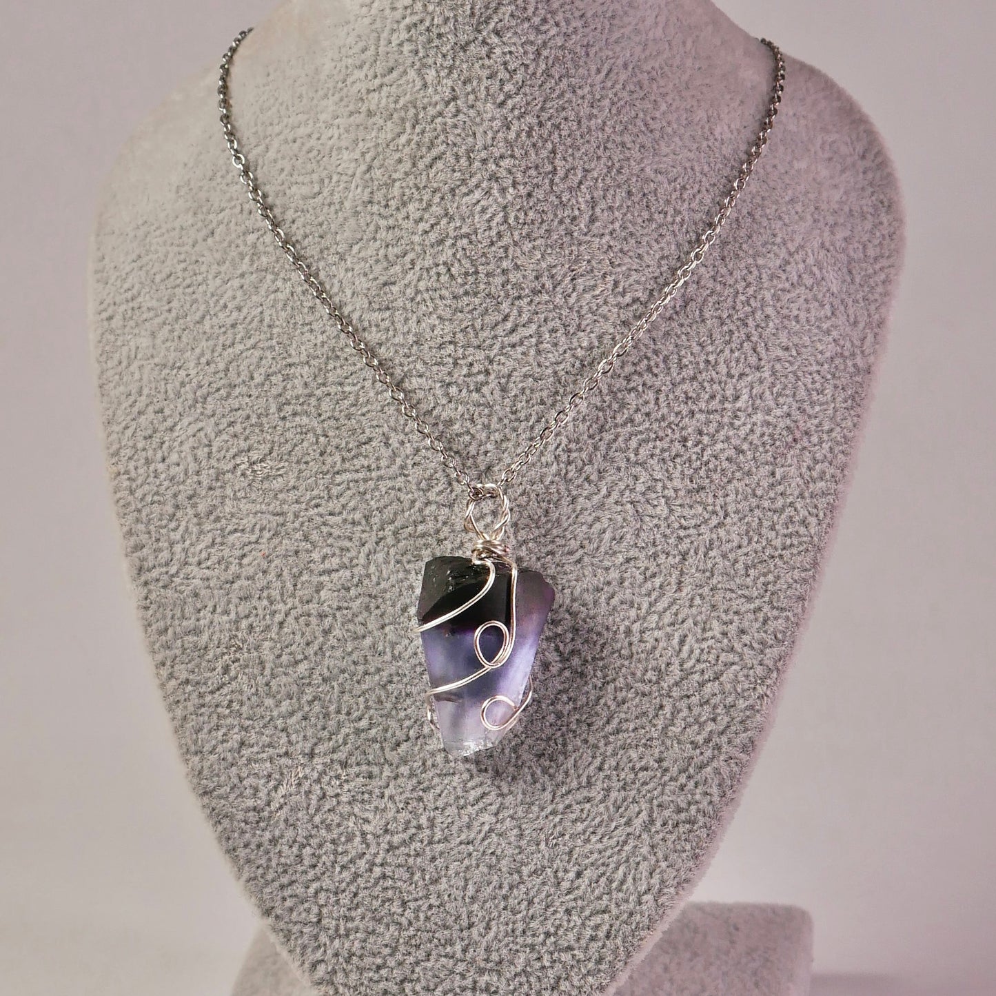 Rainbow Fluorite - Raw - Pendants - Collection