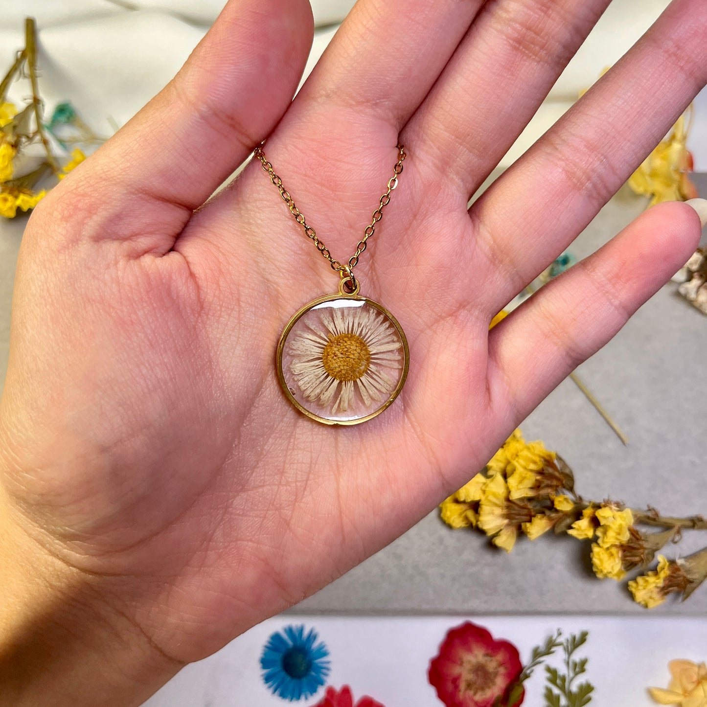 Wild Flower Whimsy - Resin - Pendant - Collection