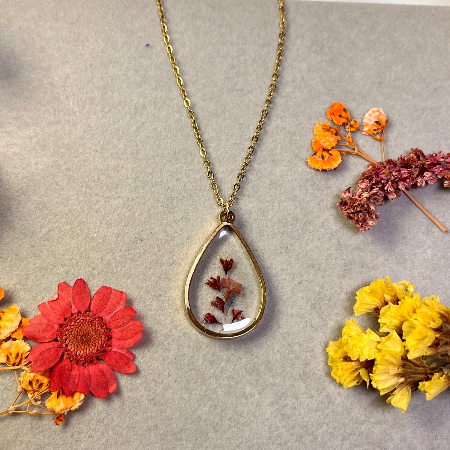 Wild Flower Whimsy - Resin - Pendant - Collection