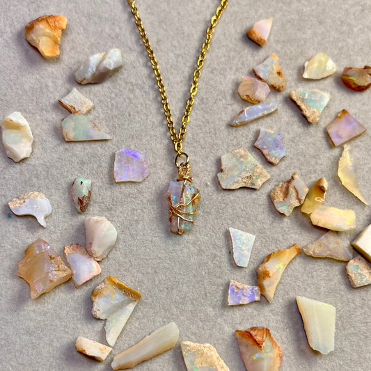 Ethiopian Raw Opal - Stone - Pendant