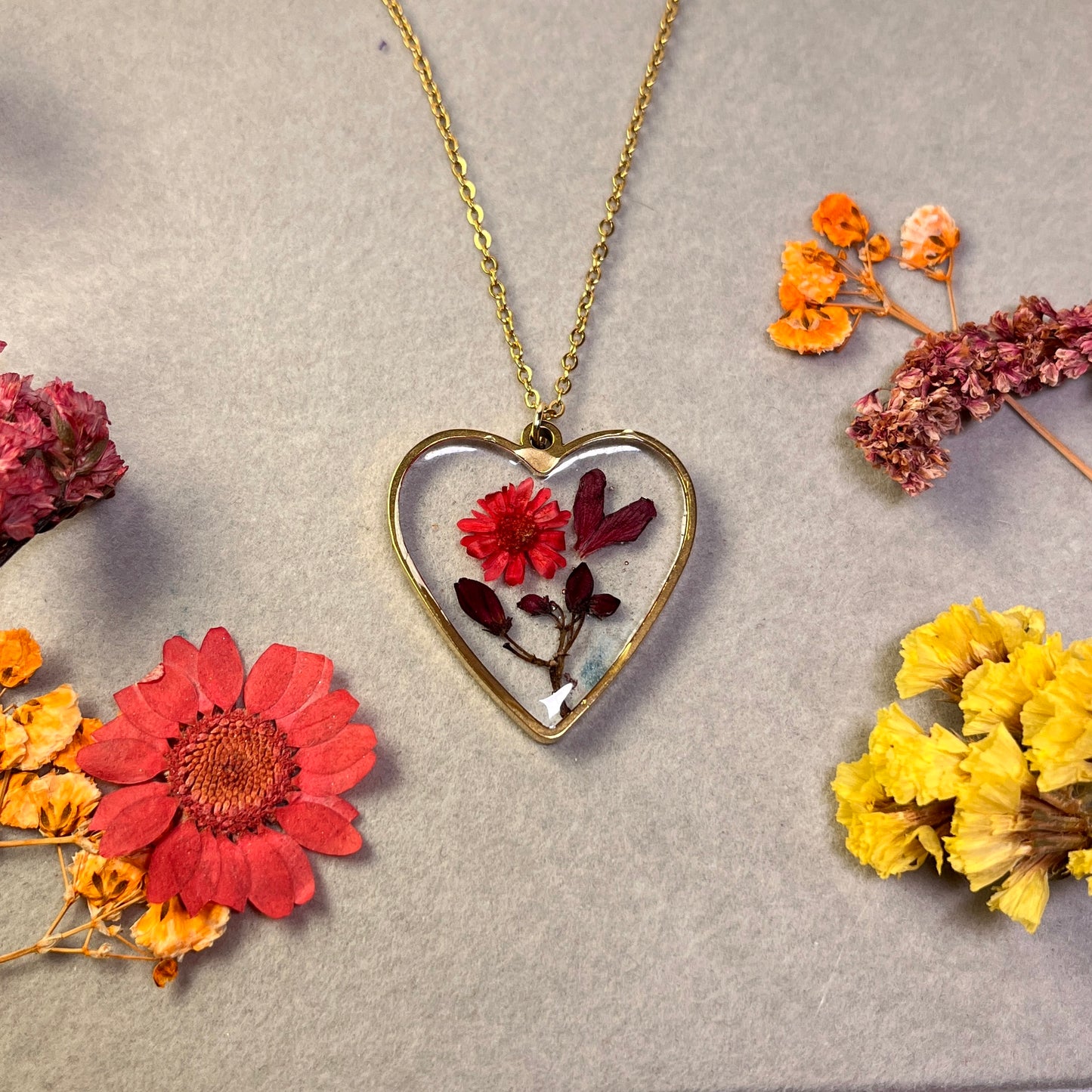 Wild Flower Whimsy - Resin - Pendant - Collection