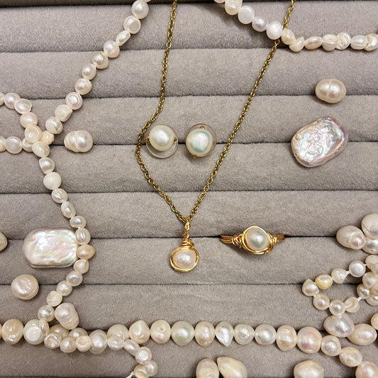 Pearl - Tumbled - Full Set