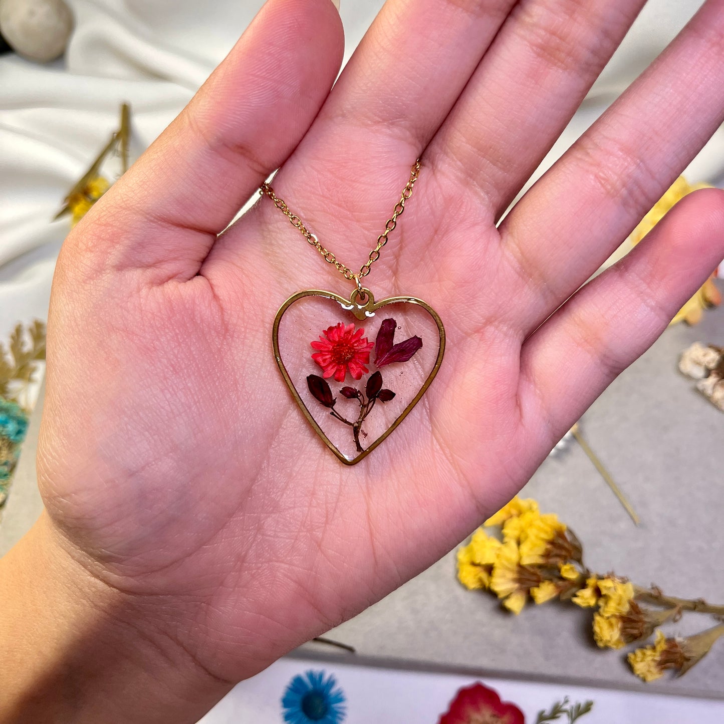 Wild Flower Whimsy - Resin - Pendant - Collection