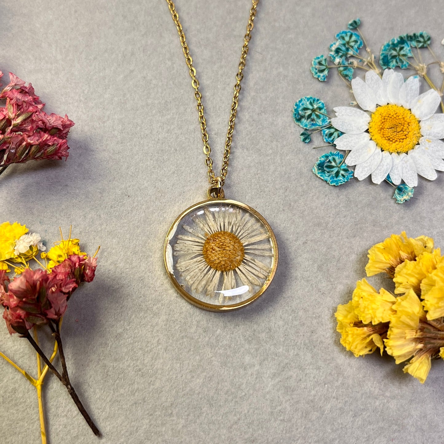 Wild Flower Whimsy - Resin - Pendant - Collection