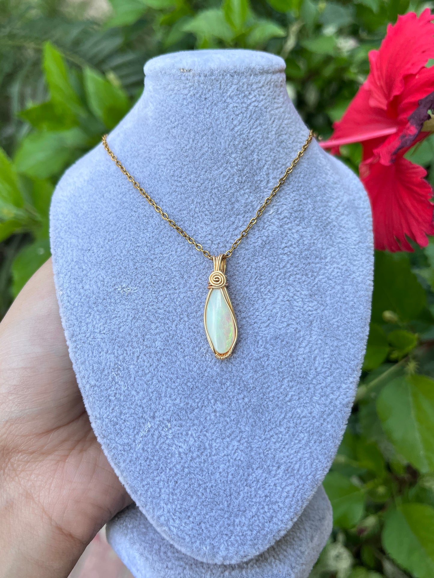 Opal - Stone - Pendant