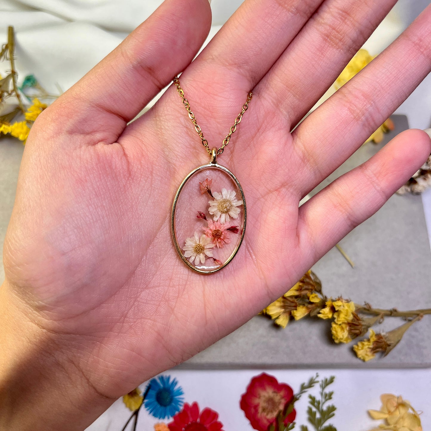 Wild Flower Whimsy - Resin - Pendant - Collection