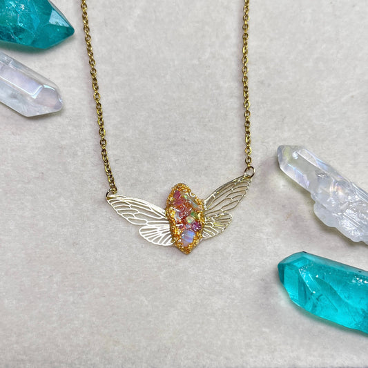 Geode Fairy - Stone Necklace
