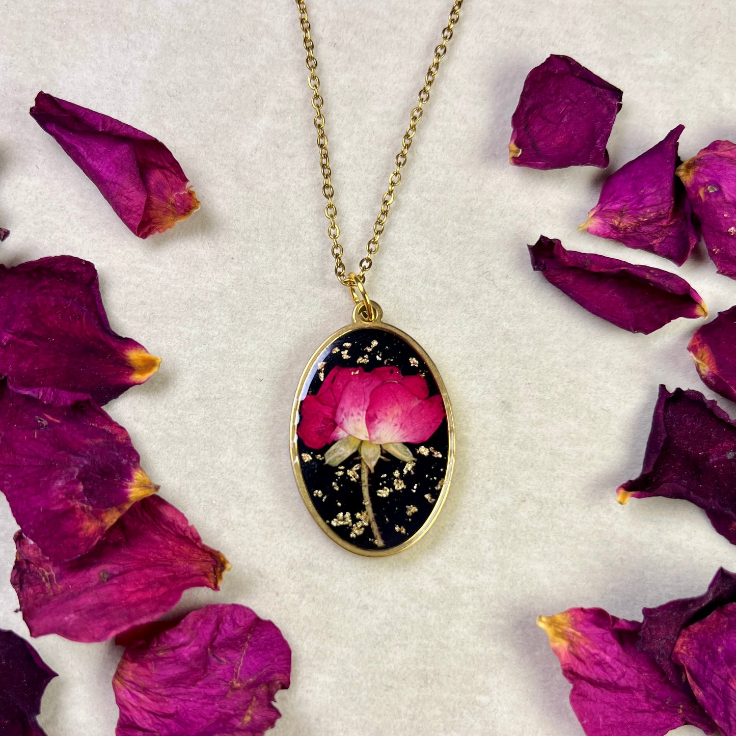 Rosette - Resin Pendants