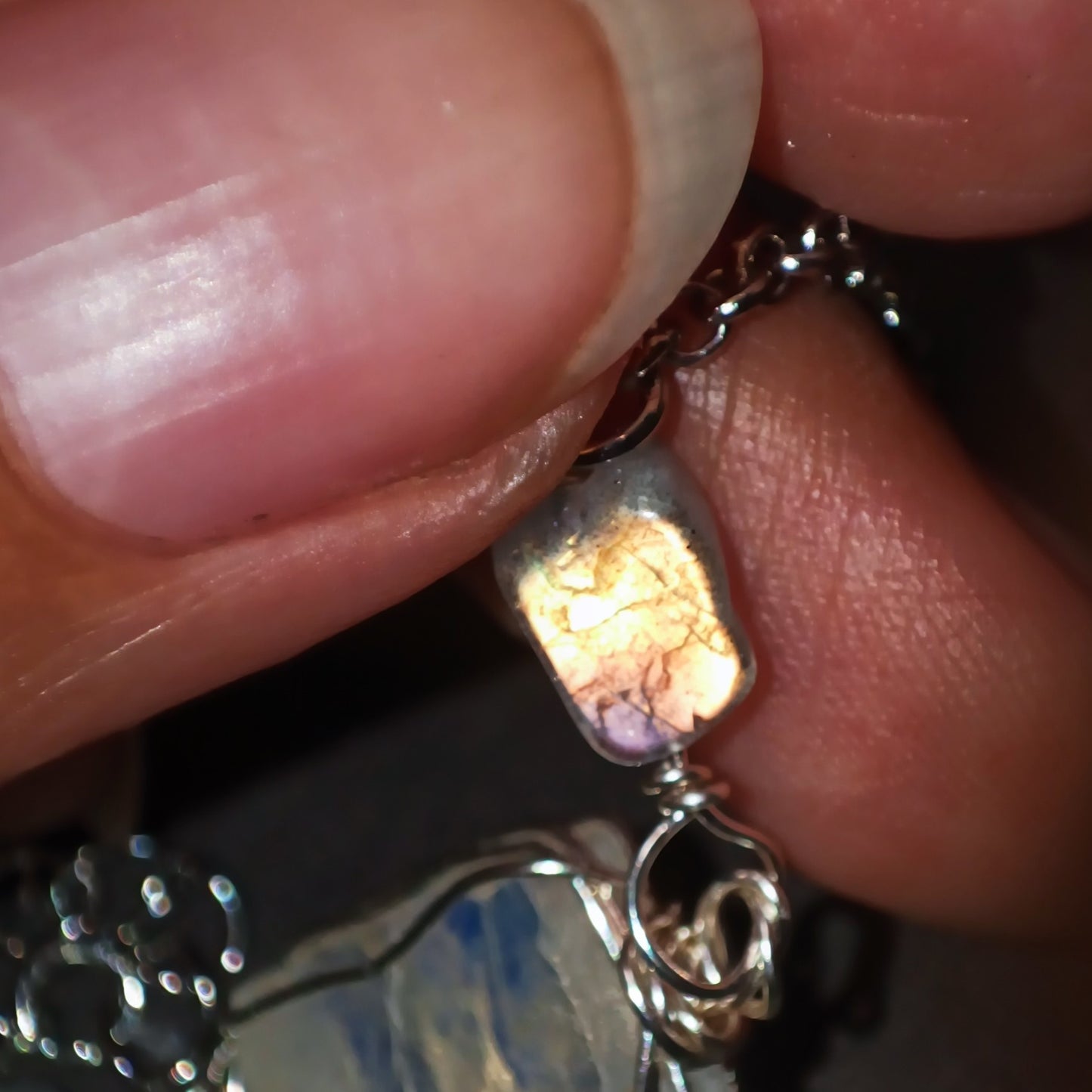 Moonstone - Labradorite - Stone Bracelet