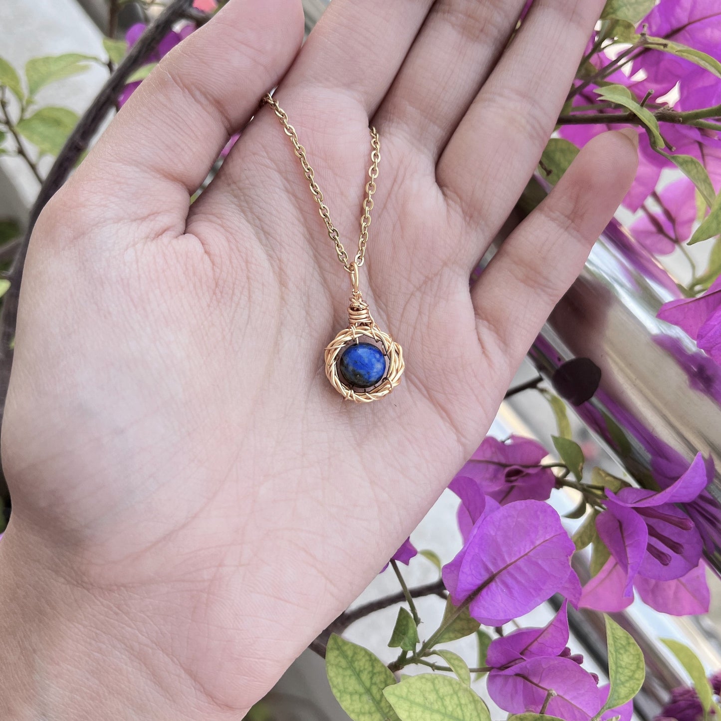 Handwoven - Tumbled - Stone - Pendants - Collection