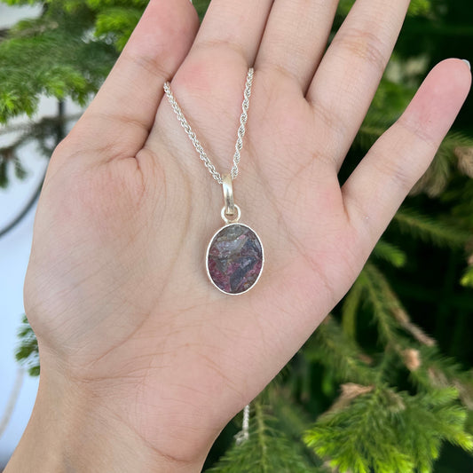 Elsa - Mixed Stone - 925 Silver - Stone - Pendant