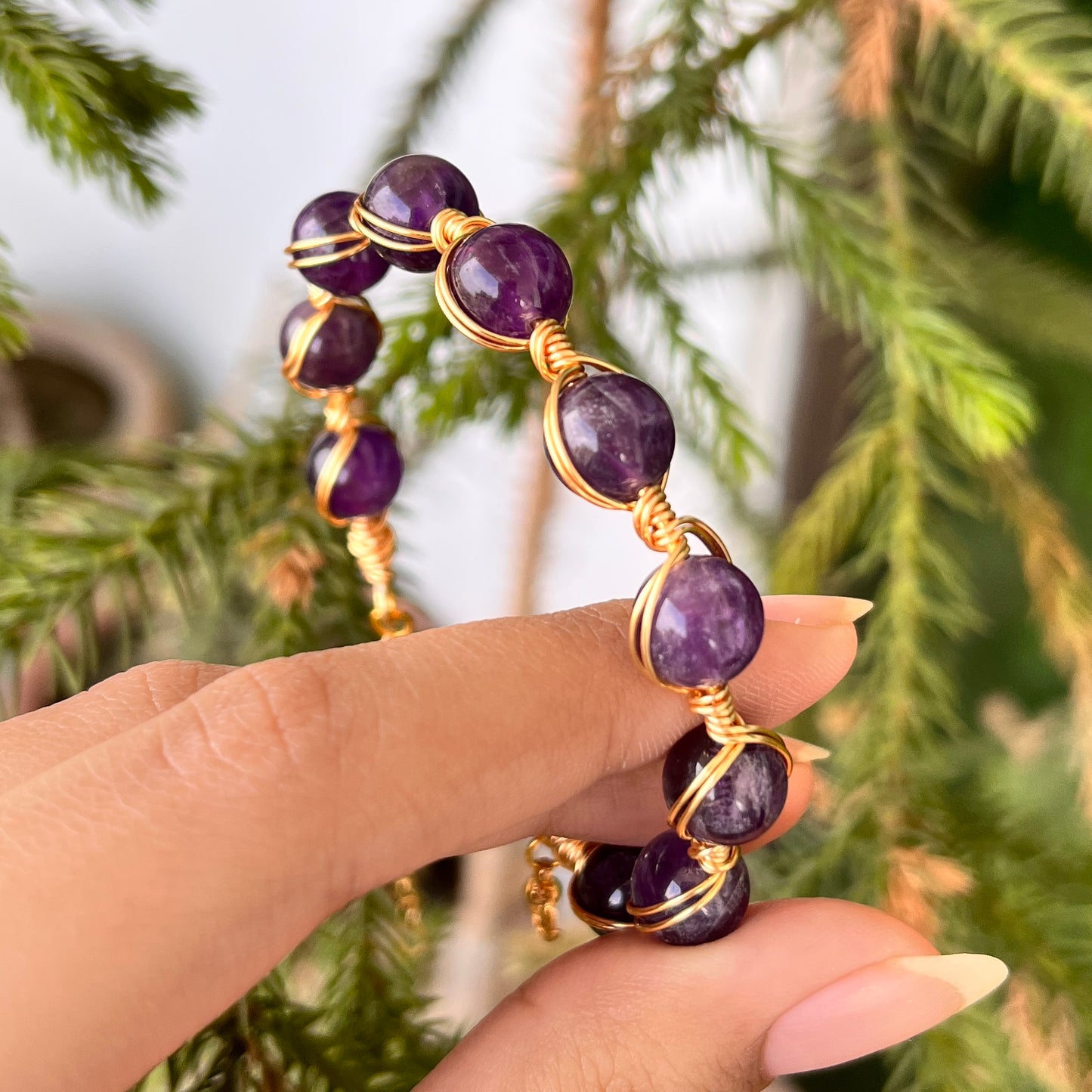 Amethyst - Braided Bracelet