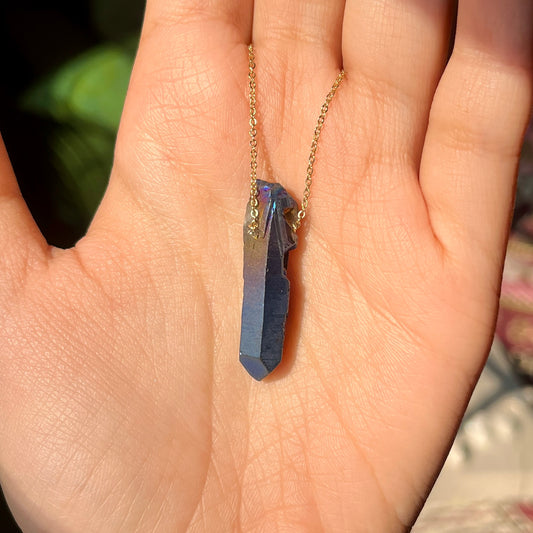 Titanium Aura Quartz - RAW