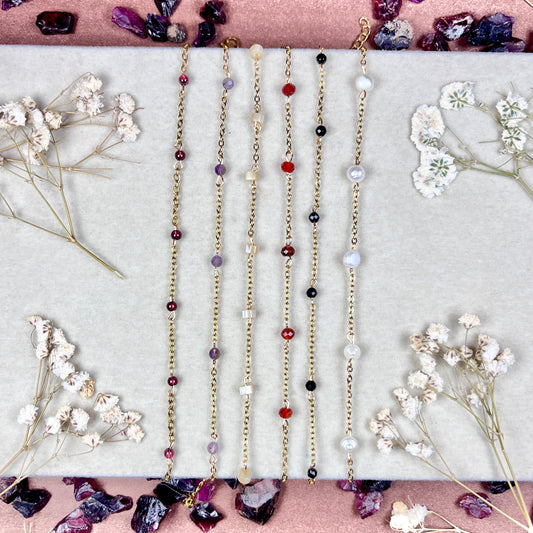 Mini Stone - Linked Bracelets Collection