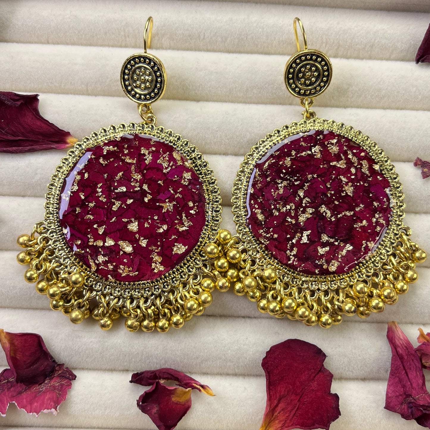 ROSE - CIRCLE JHUMKAS