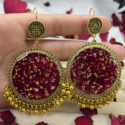 ROSE - CIRCLE JHUMKAS