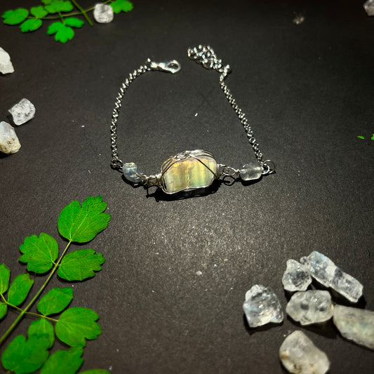 Moonstone - Labradorite - Stone Bracelet
