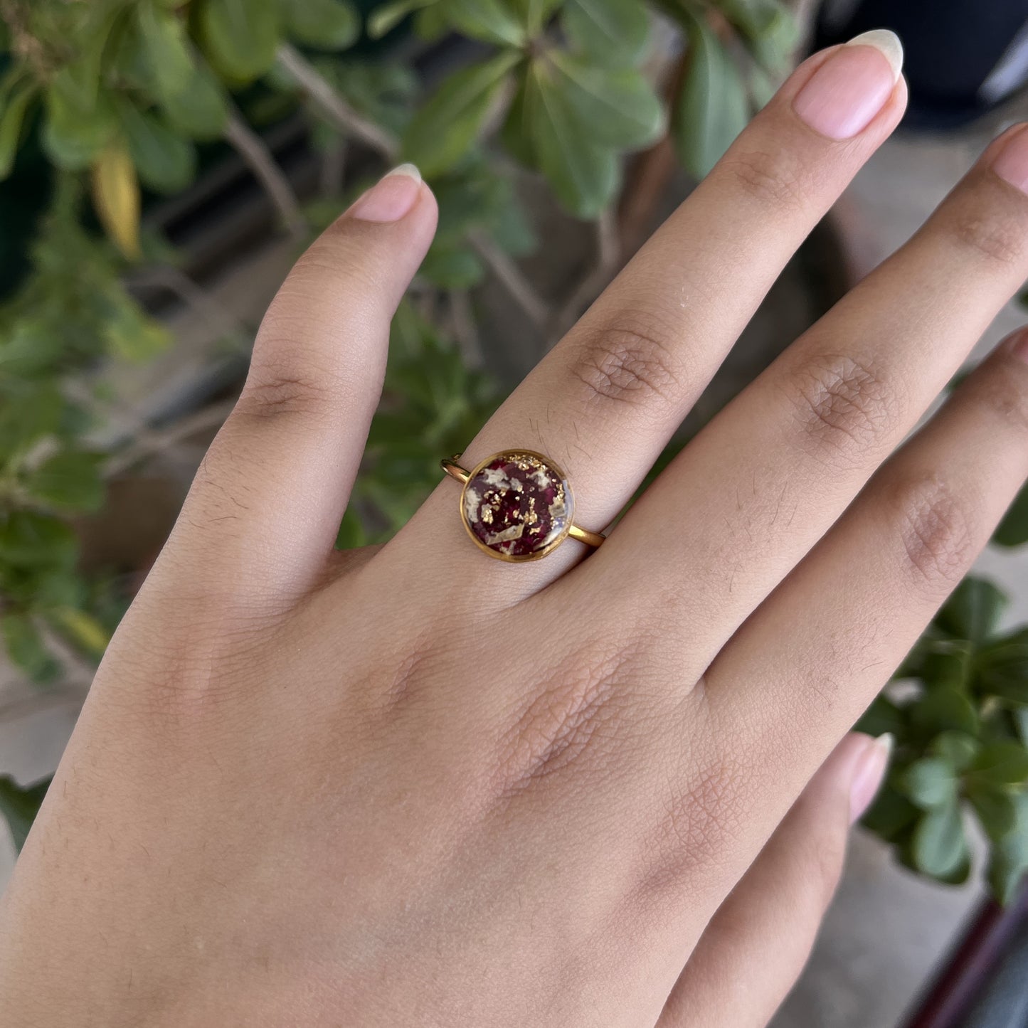 Rose - Floral - Resin - Jewelry Set