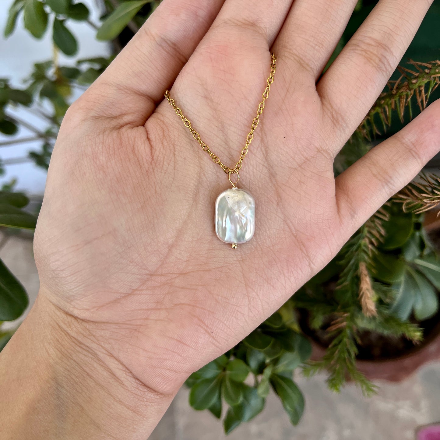 Fresh Water Cultured Pearl - Pendant - Minimalistic