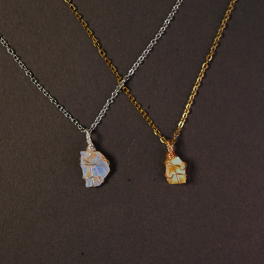 Ethiopian Raw Opal - Stone - Pendant