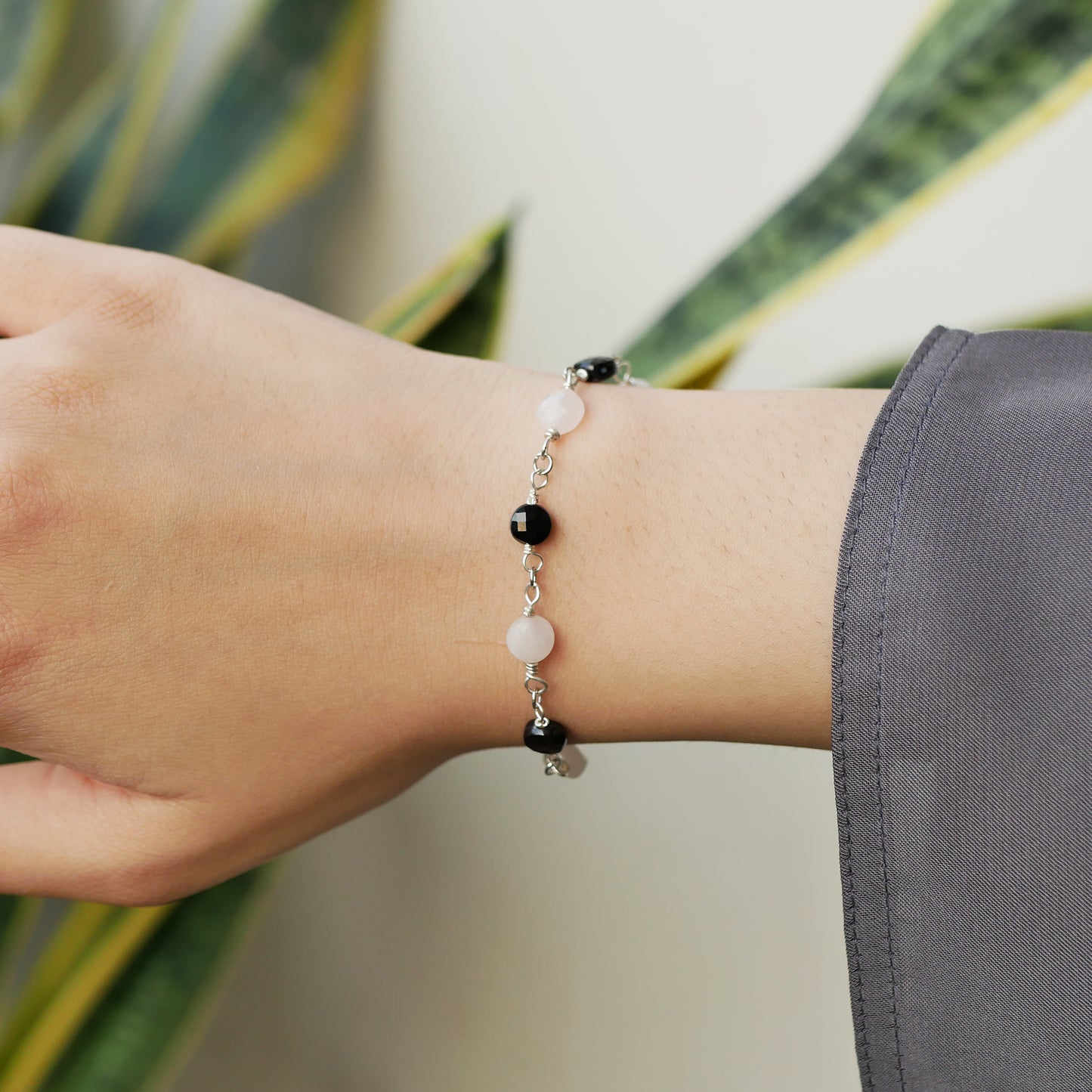 Linked Stone - Tumbled Bracelets - Collection