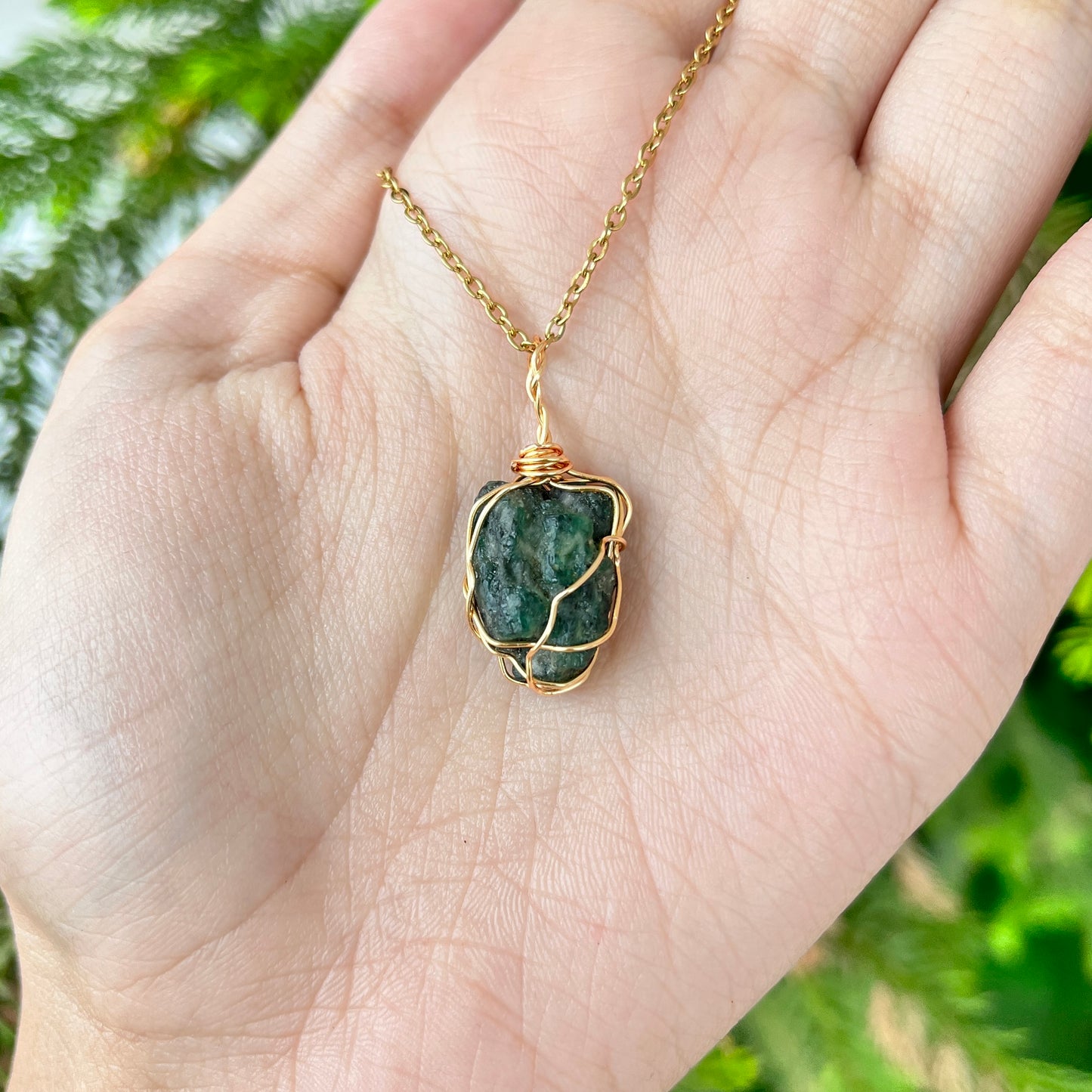 Swat Emerald - Raw - Stone - Pendants - Collection