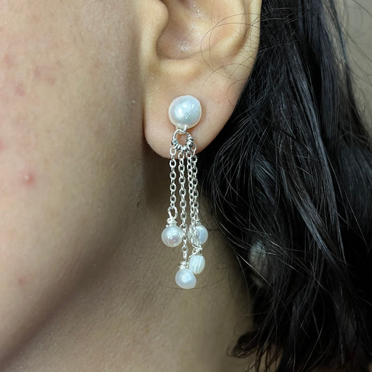 Pearl - Drop - Earrings