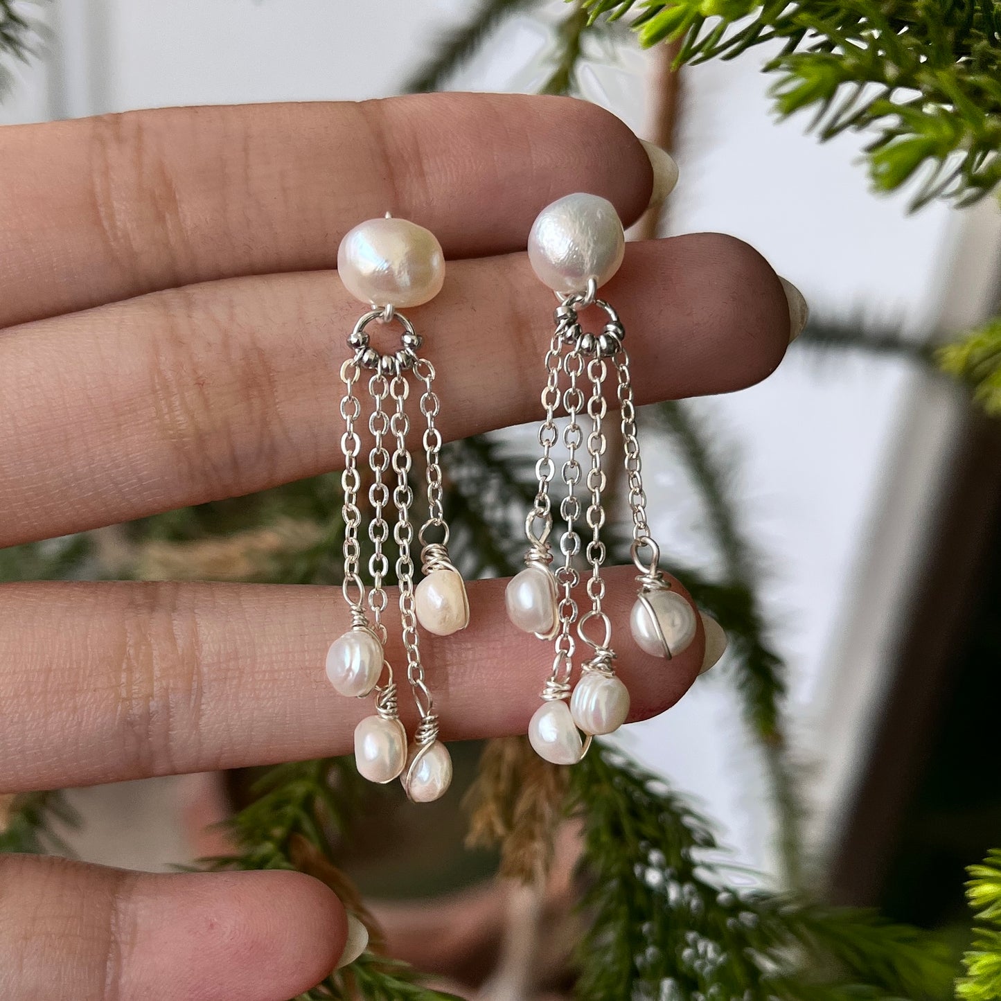 Pearl - Drop - Earrings