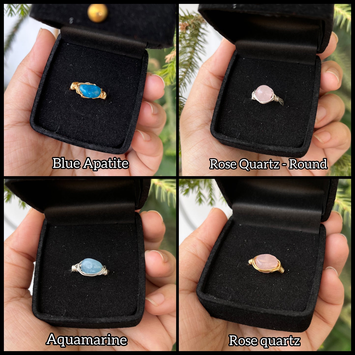 Stone - Tumbled - Rings Collection