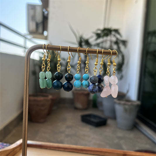 Stone - Tumbled - Earrings - Collection