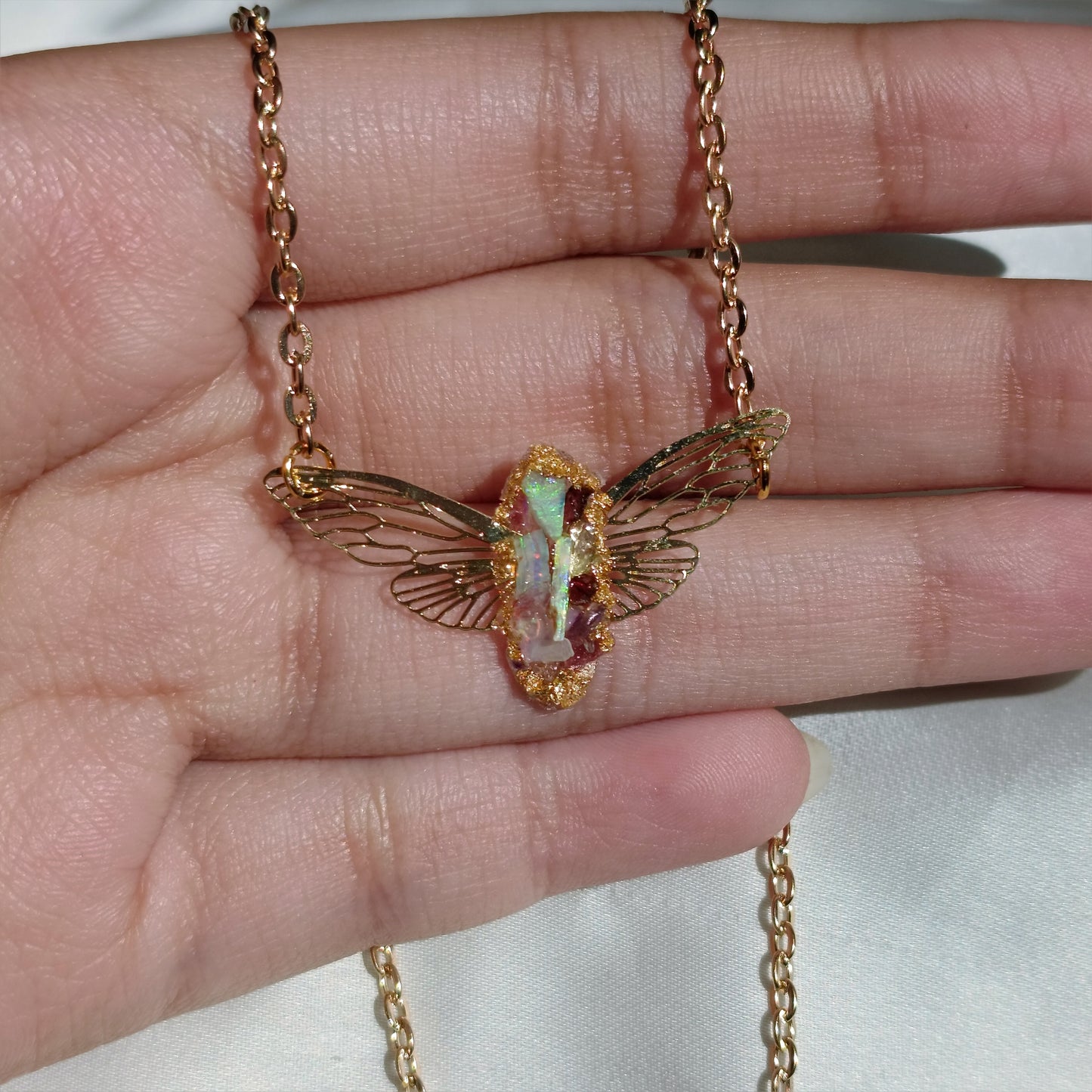 Geode Fairy - Stone Necklace