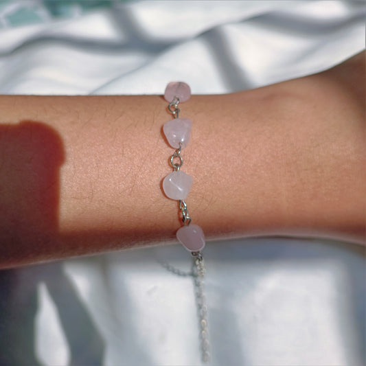 Rose Quartz - Stone Bracelet!