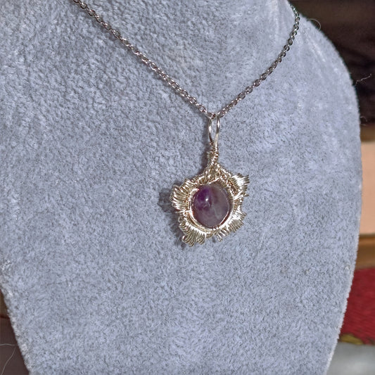 Amethyst - Star Pendant