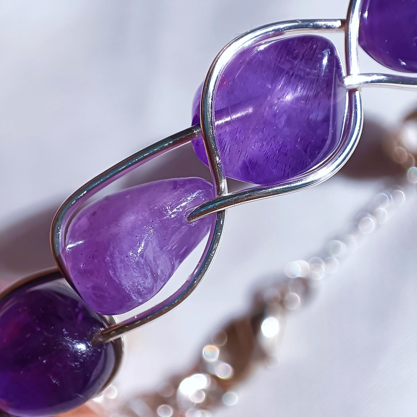 Amethyst - Braided Bracelet