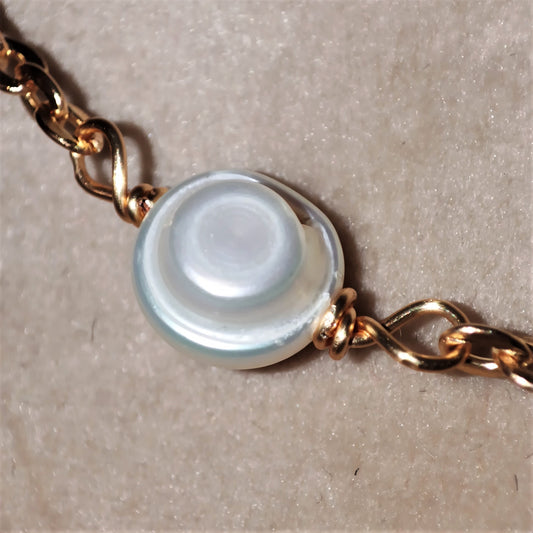 White - Pearl - Stone - Necklace