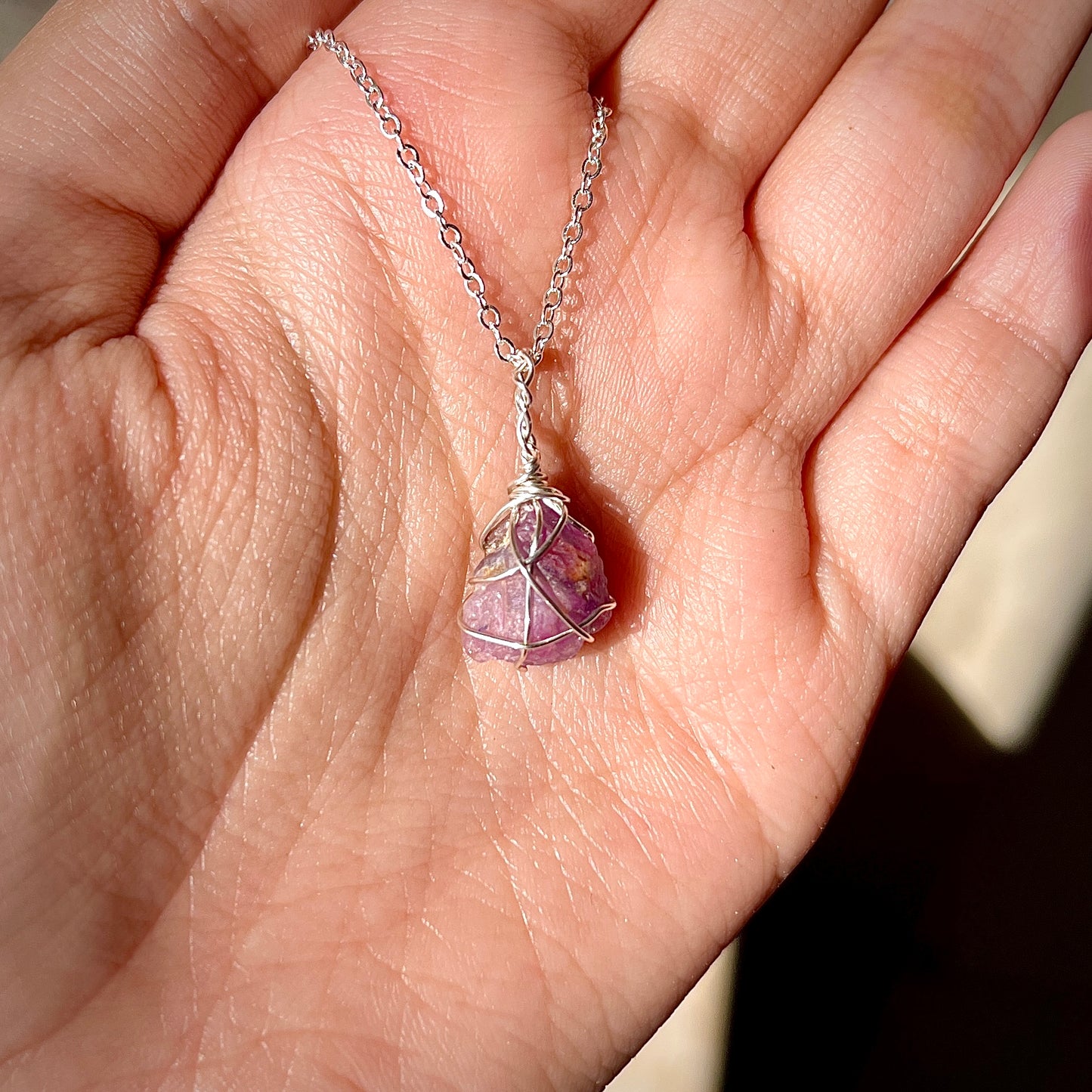 Ruby - Raw - Pendant