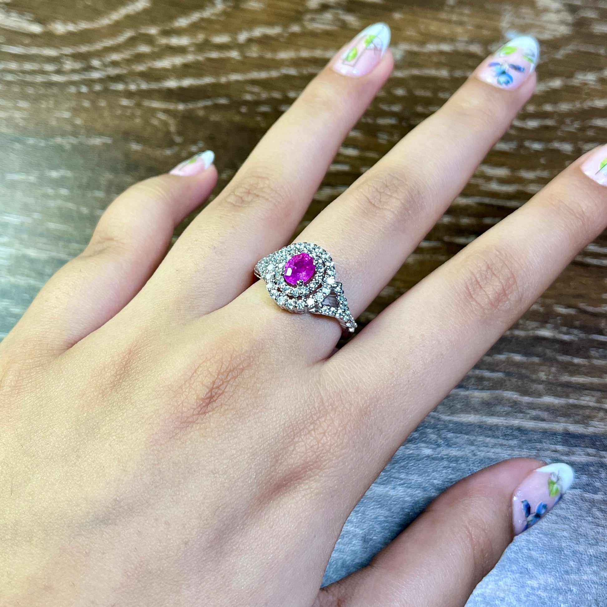 Gemstone Chandi Ki Ring Design For Girl Imitation 10 Gram Gems