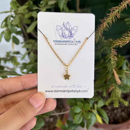 Star - Moon - Friendship Necklaces