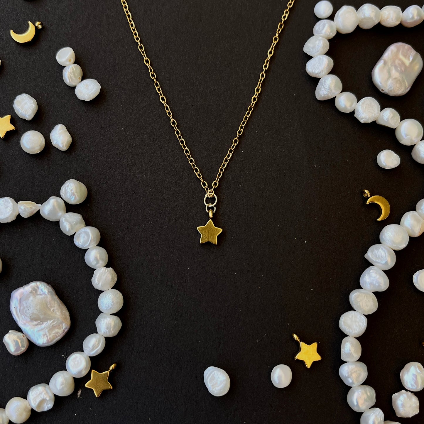 Star - Moon - Friendship Necklaces