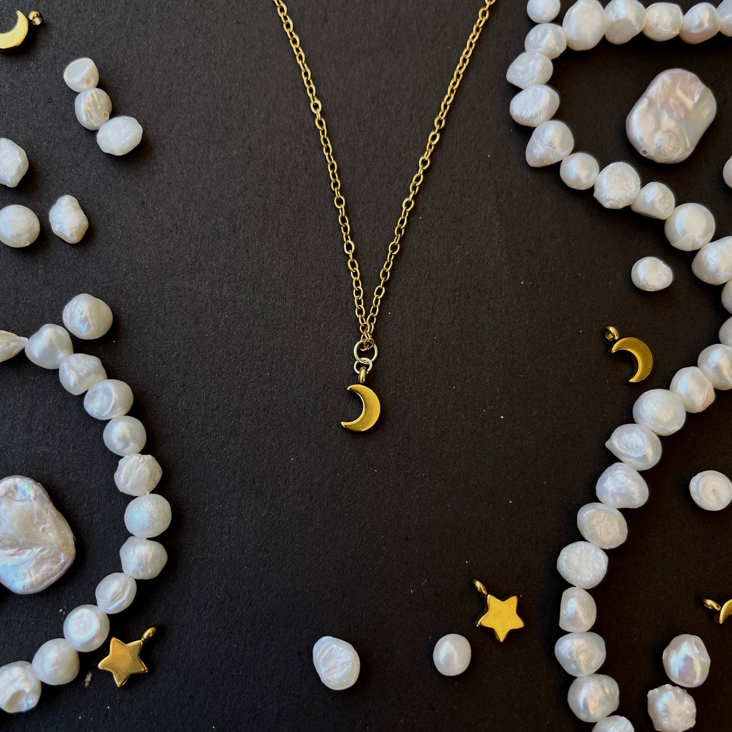 Star - Moon - Friendship Necklaces