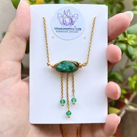 Emerald - Stone - Necklace