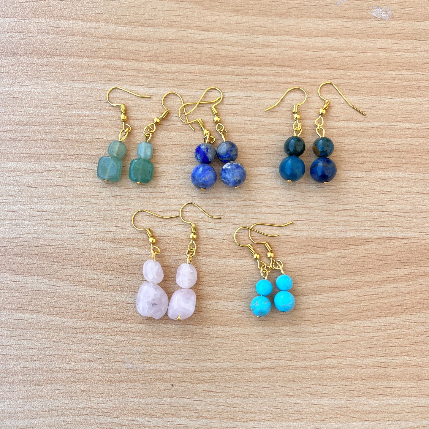 Stone - Tumbled - Earrings - Collection