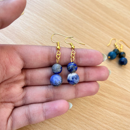 Stone - Tumbled - Earrings - Collection