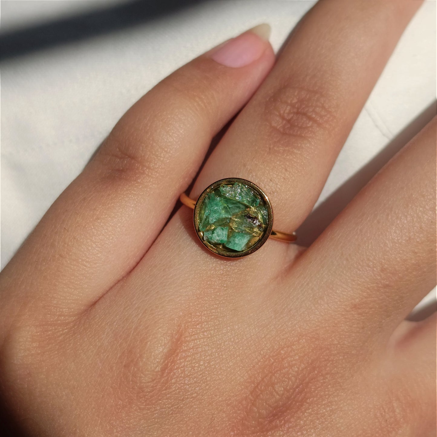Crushed Stone - Rings - For Women