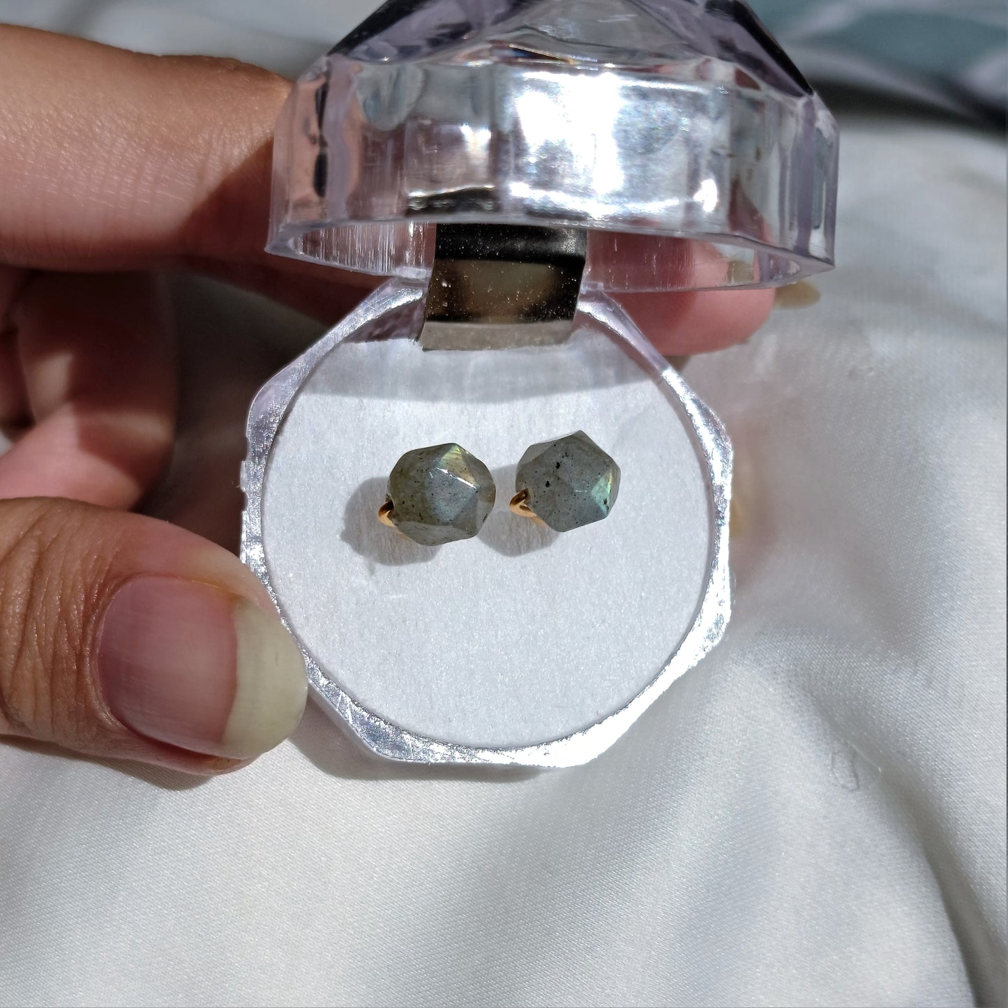 Labradorite - Faceted - Studs