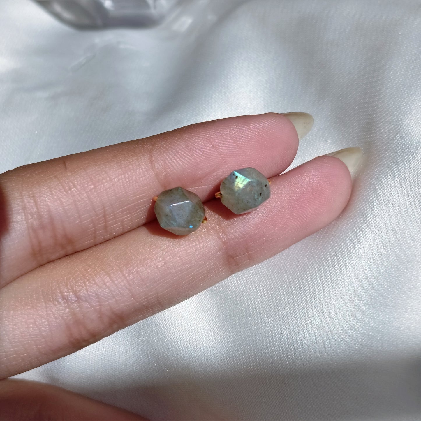 Labradorite - Faceted - Studs