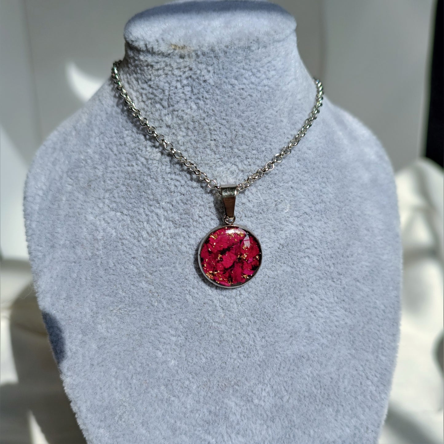 Rose - Floral - Resin - Jewelry Set